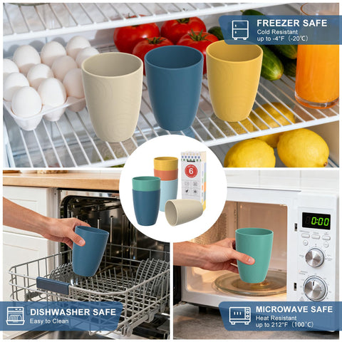Vaso Perlapoc de paja de trigo, uso interior y exterior.
