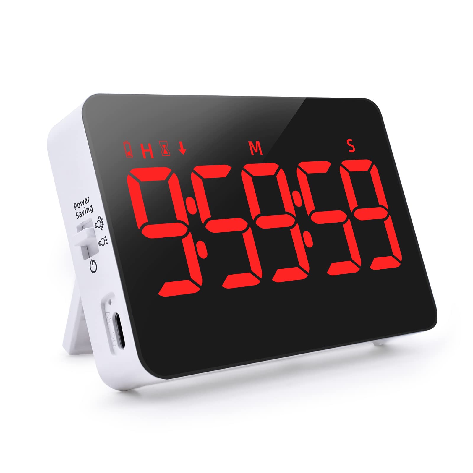 PERSUPER temporizador con pantalla LED grande para lectura clara en la cocina.