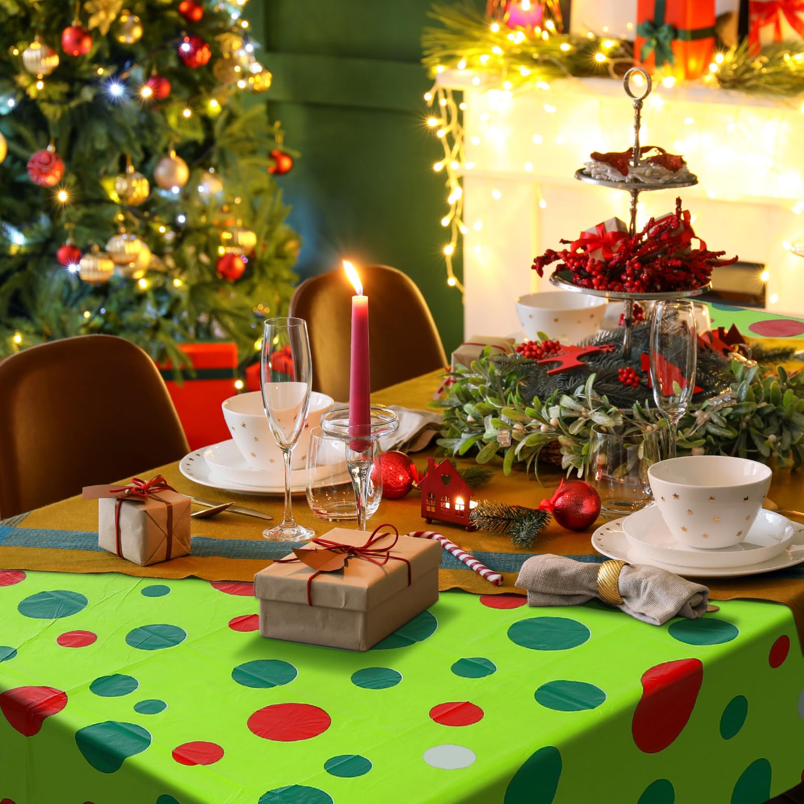 Mantel desechable Peryiter para uso en exteriores y fiestas.