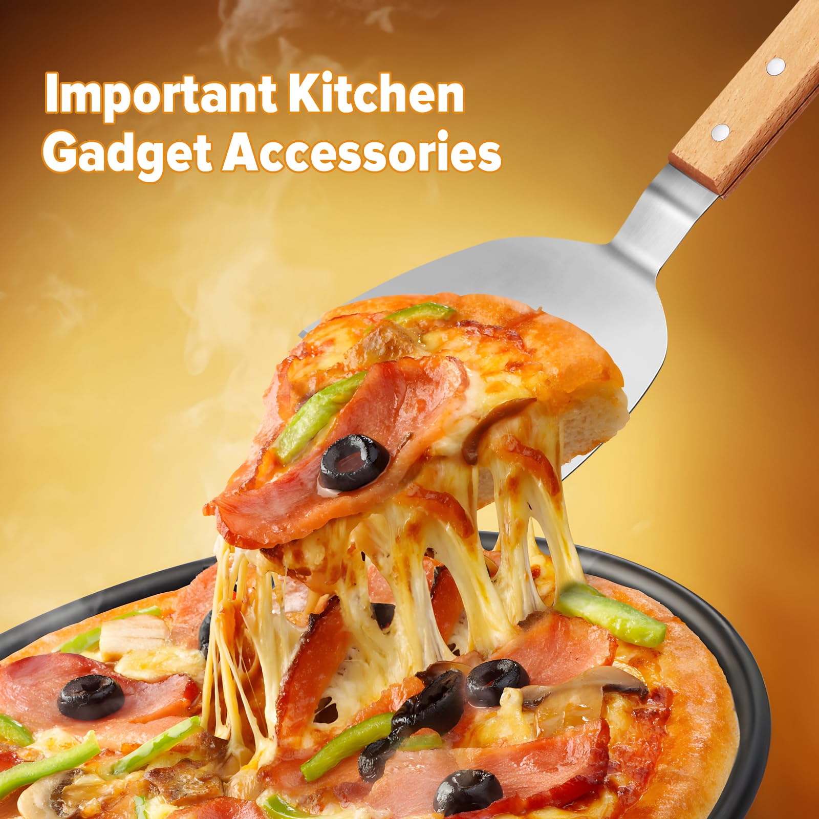 Juego de espátulas PETHOMKIT, dos piezas resistentes para cocina diaria y exterior.