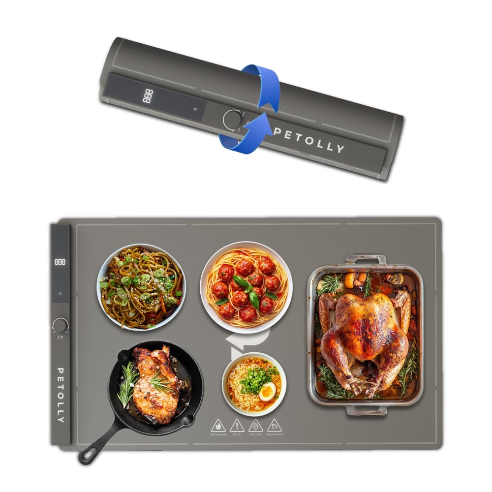 Petolly Manta Calentadora para Alimentos, vista frontal, calentamiento uniforme.