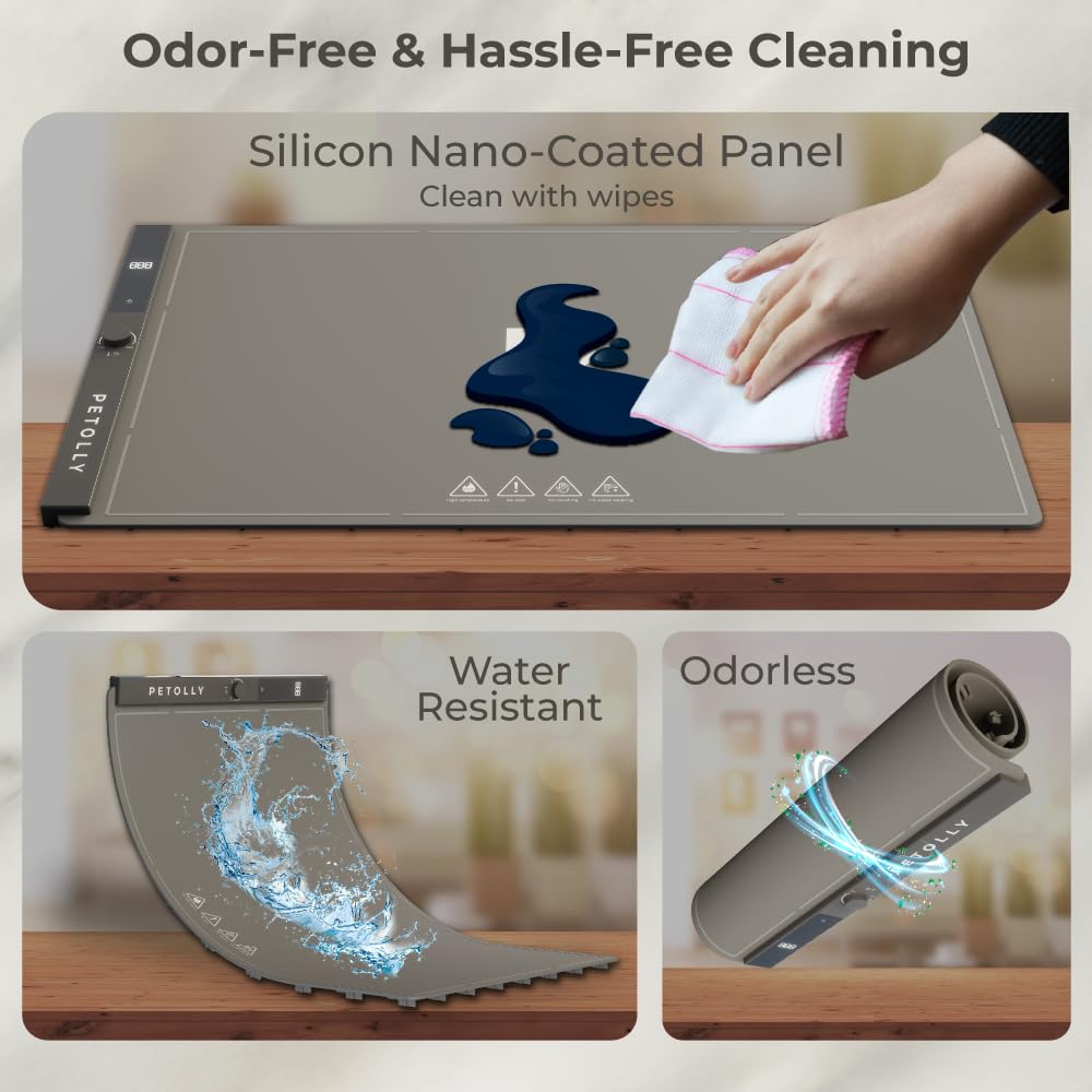 Petolly Manta Calentadora para Alimentos, uso en mostrador para buffets.