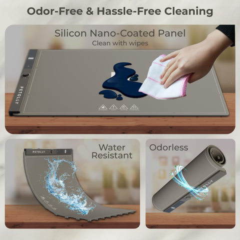 Petolly Manta Calentadora para Alimentos, uso en mostrador para buffets.