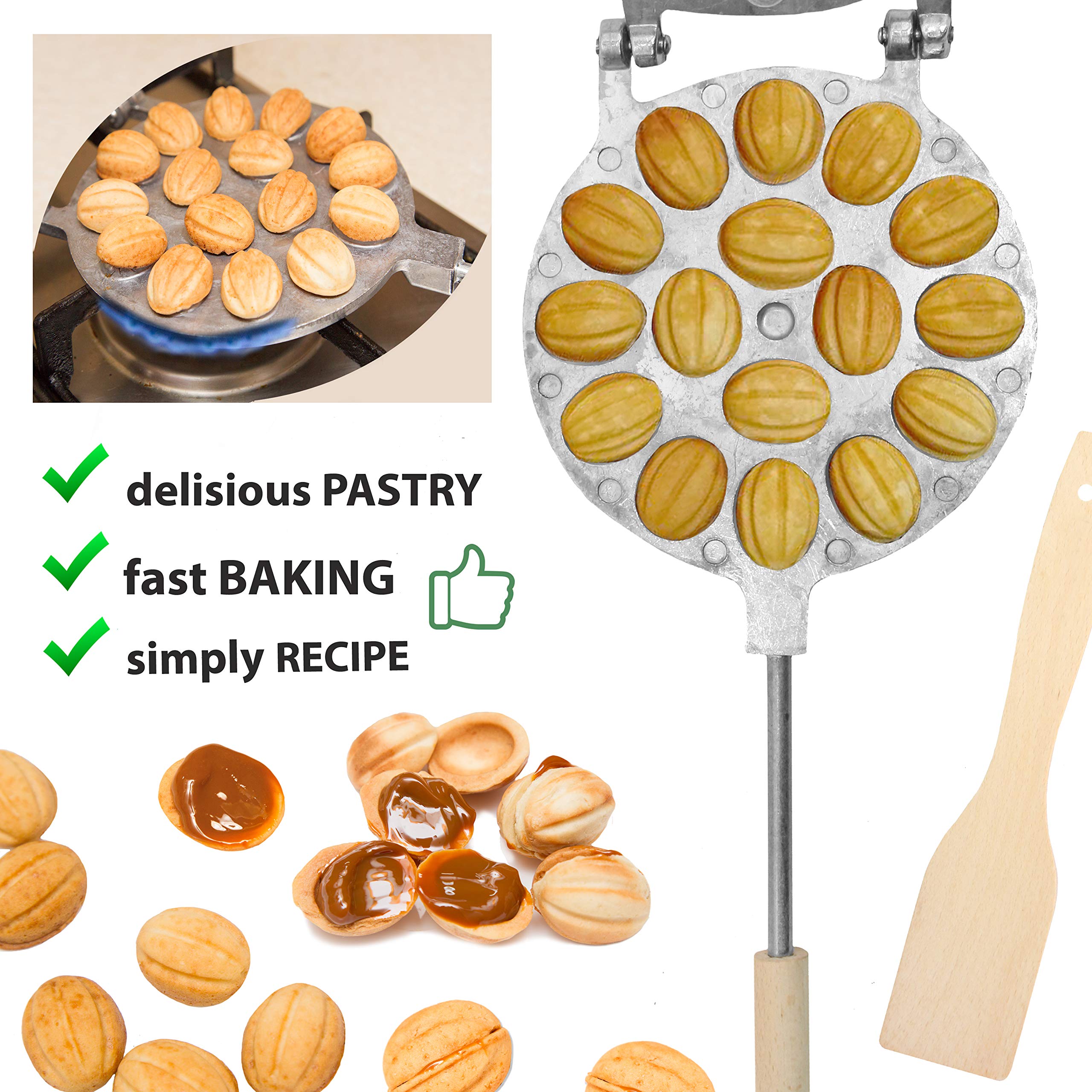 PetriStor galletas-rusas-de-nuez con molde confiable