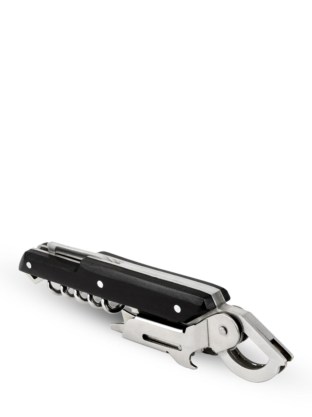 Peugeot Clavelin Sommelier abre corchos con un solo movimiento, ideal para cenas rápidas.