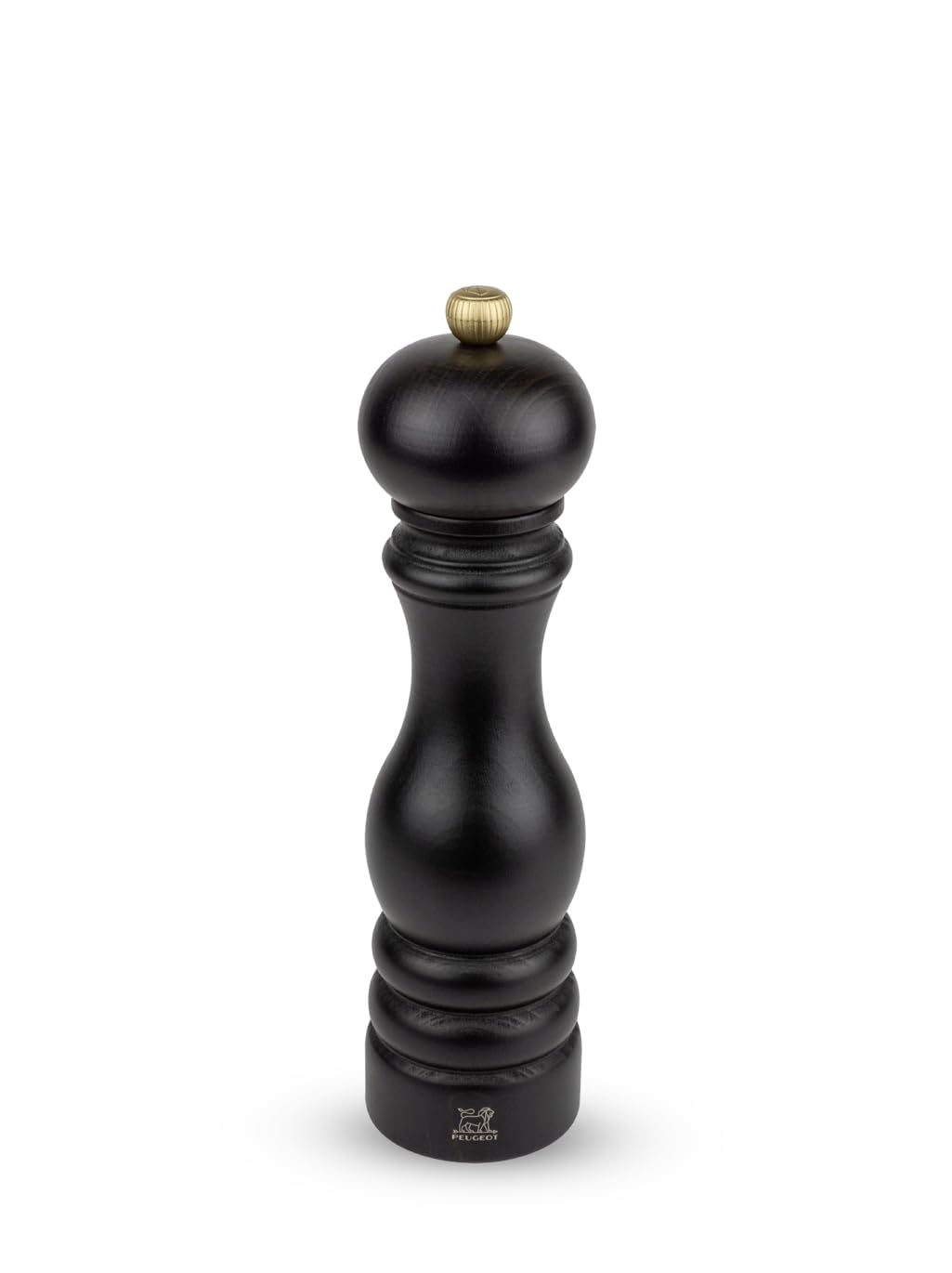 Molinillo Peugeot Paris con acabado chocolate y madera de haya, molienda precisa para sabores equilibrados.