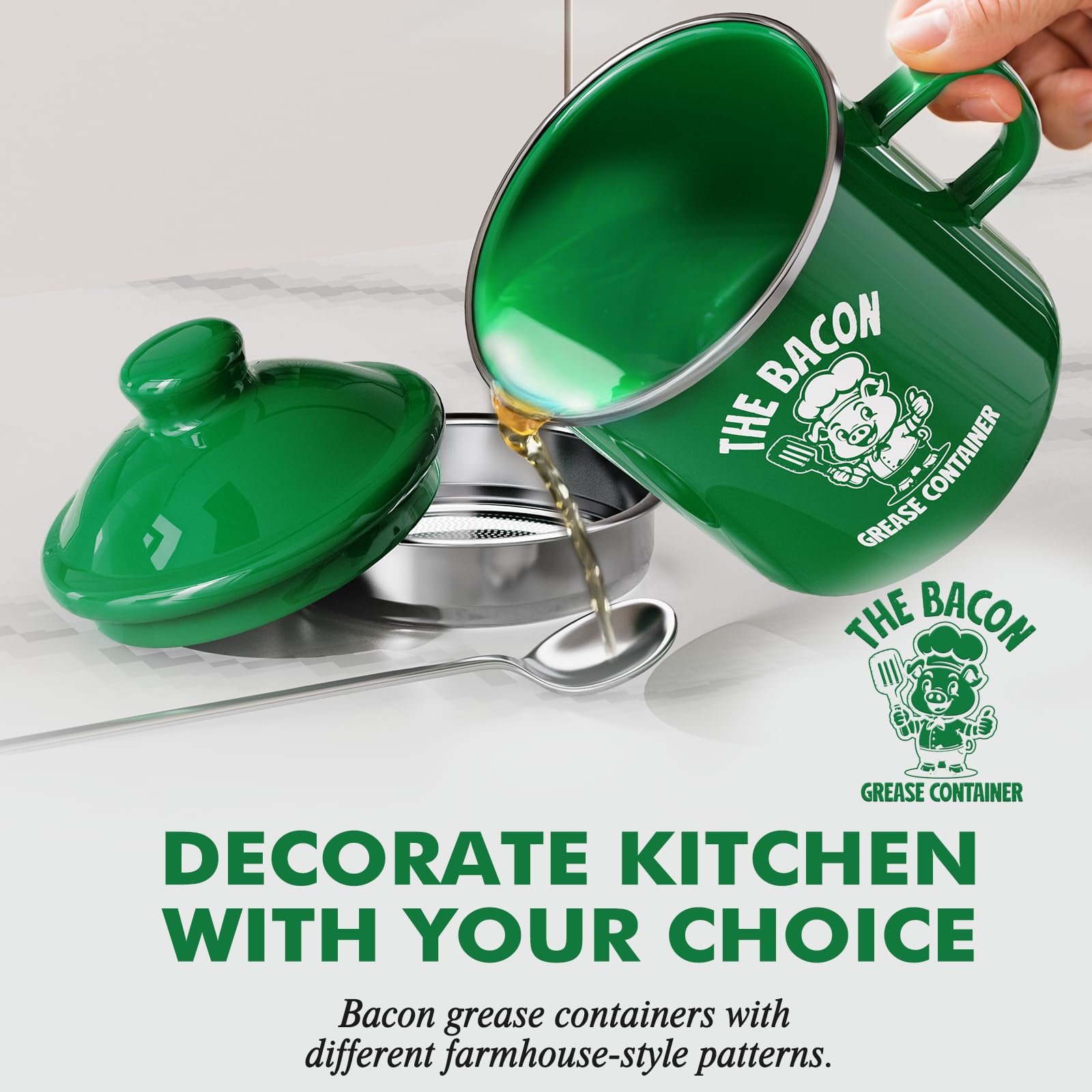 PGYARD colador fino para grasa facilita separar grasa y residuos.
