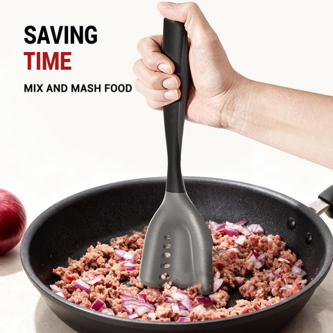 PGYARD diseño curvado grande facilita servir y recoger alimentos.