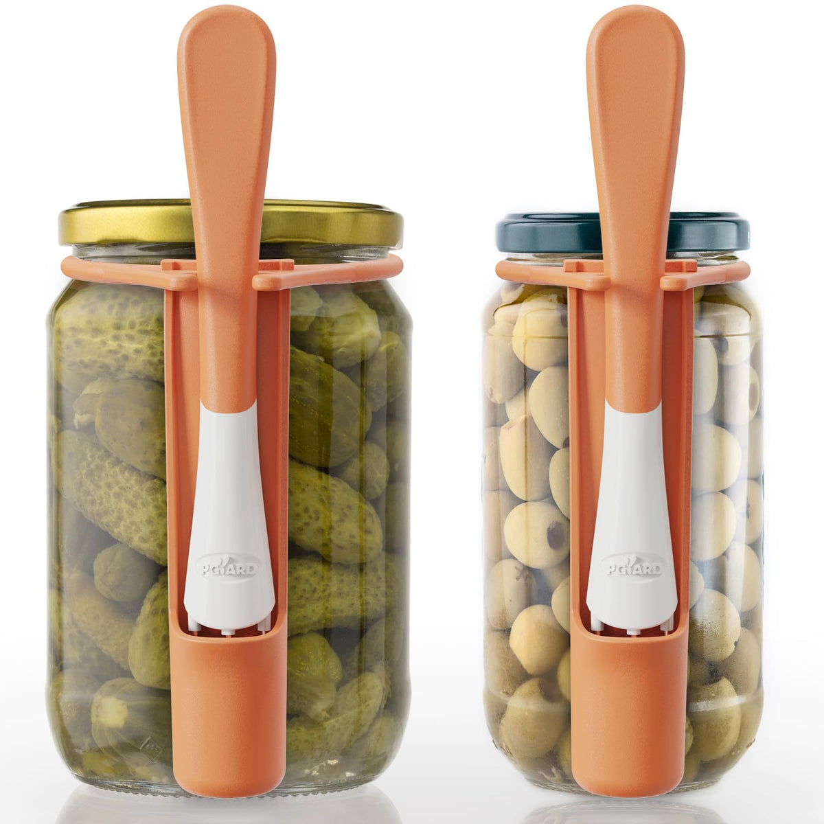 PGYARD tenedores para pepinillos en frasco, diseño ergonómico para extracción rápida.