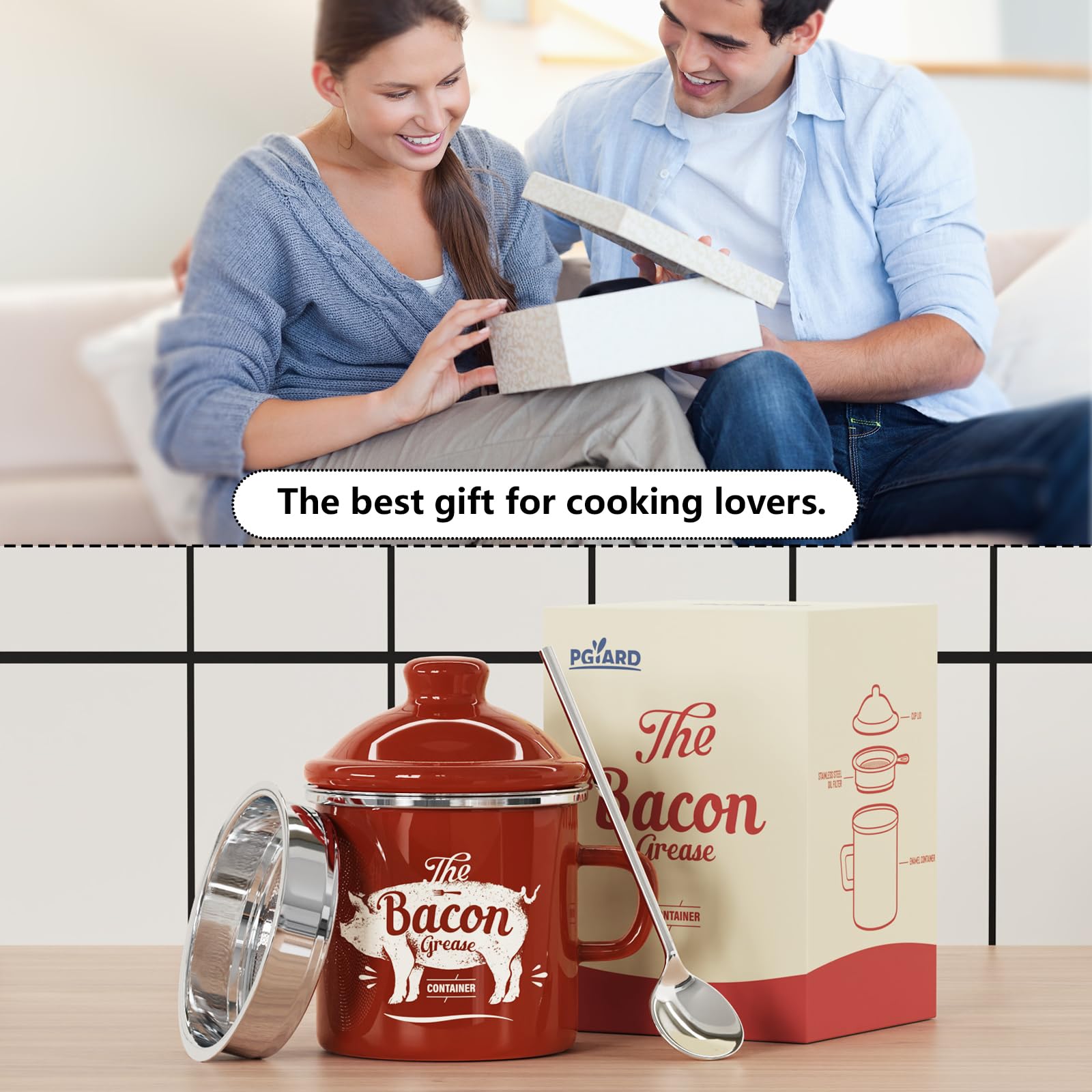 Regalo práctico para cocineros y amantes de la cocina PGYARD.