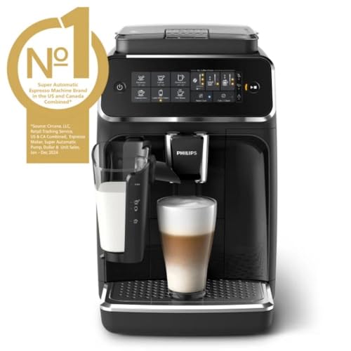 Philips 3200 Series, sistema LatteGo, leche suave para cappuccino cremoso.