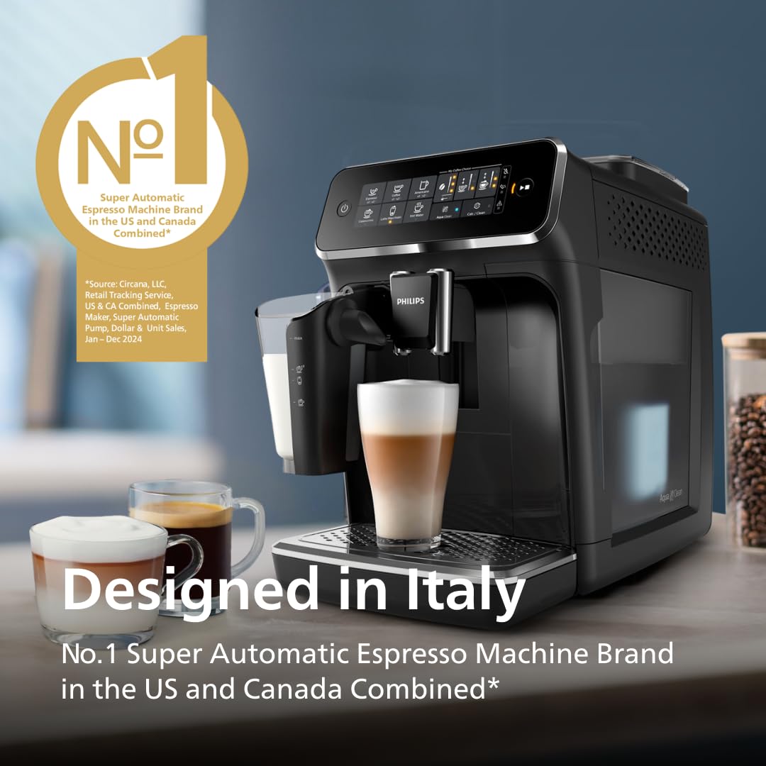 Philips 3200 Series, variedades de café para espresso, americano, cappuccino y más.