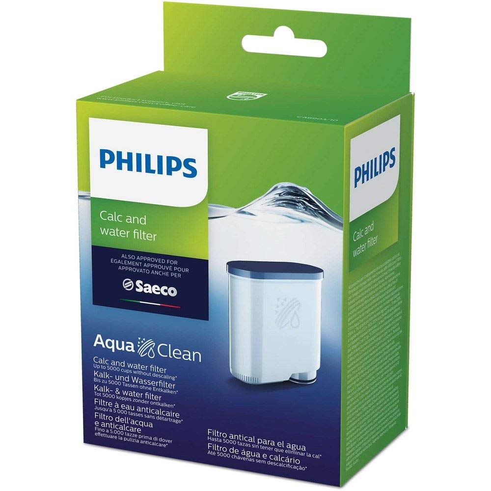 Tecnología de intercambio de iones de Philips AquaClean para reducir calcio en agua