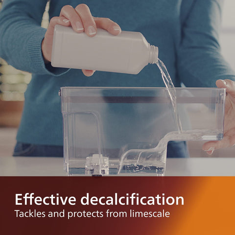 Limpieza regular con Philips descalcificador facilita el mantenimiento.