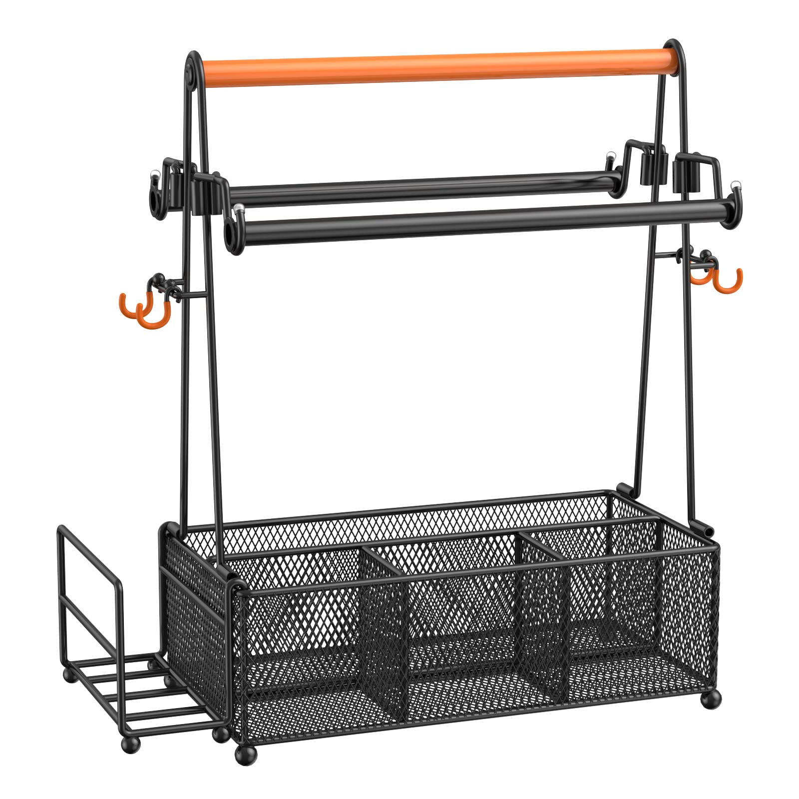 PHINOX portacubiertos con mango negro, ideal para transporte en exteriores