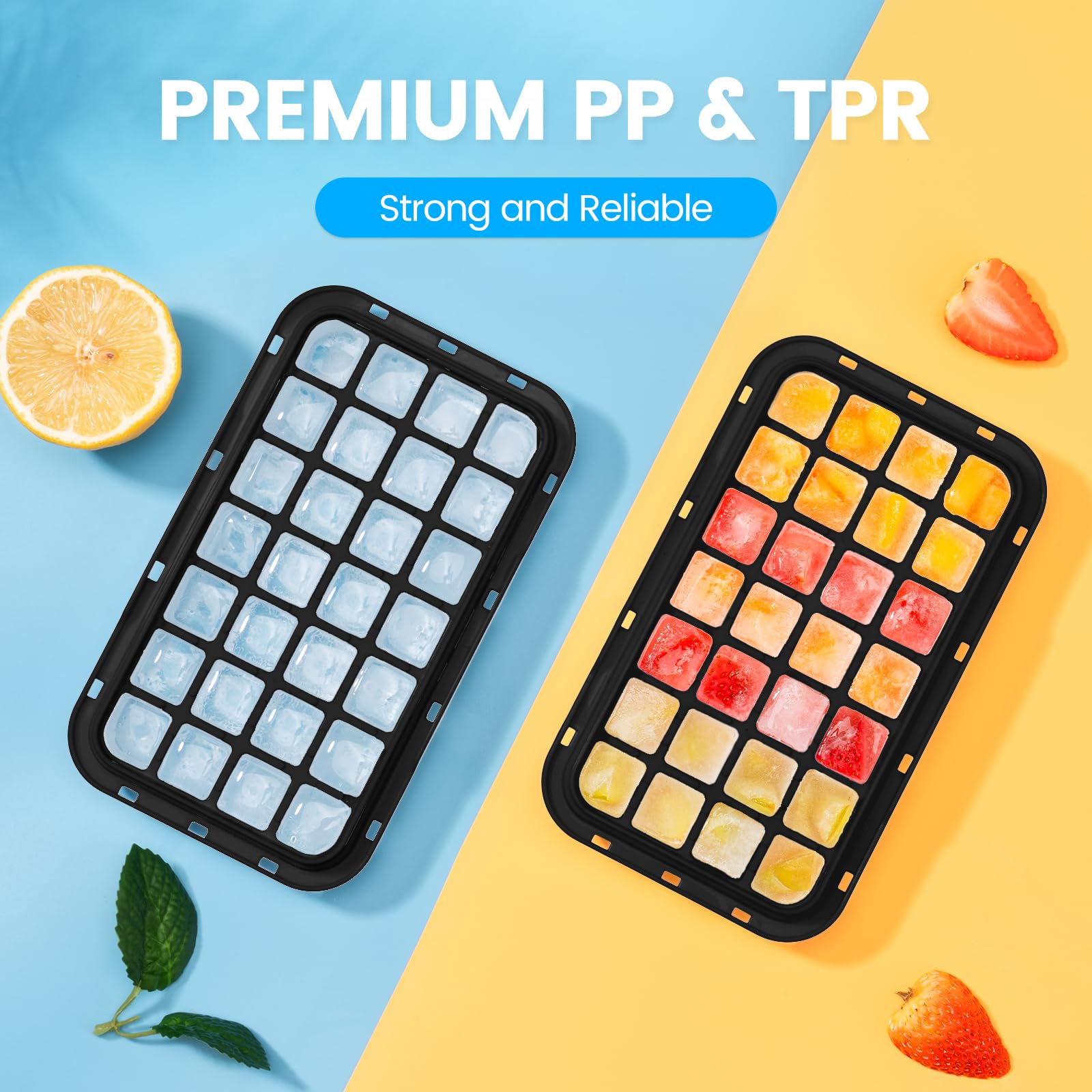 PHINOX usos versátiles de hielo con frutas para bebidas