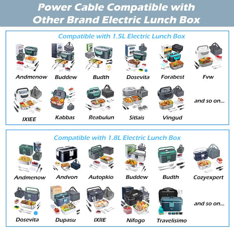 PHIWILLS compatible con múltiples cajas de almuerzo eléctricas