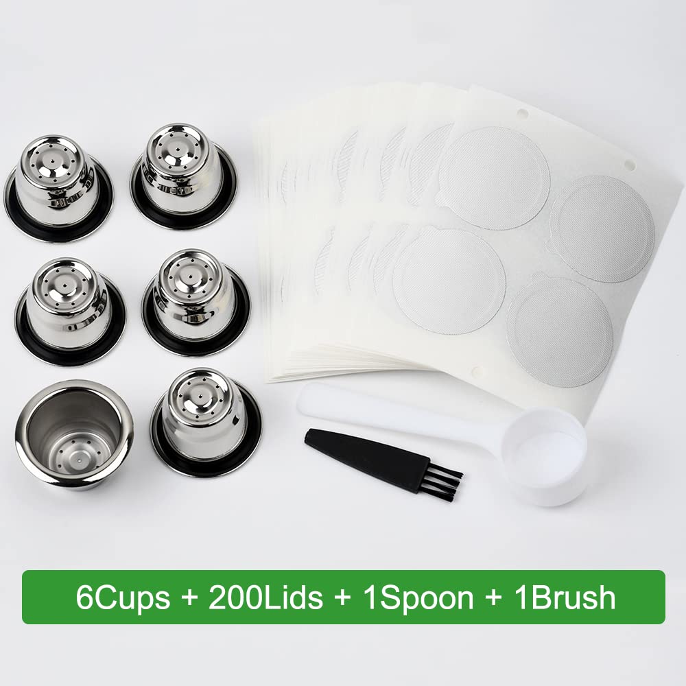 PHMEZLF cápsulas de acero inoxidable uso repetible para espresso sostenible