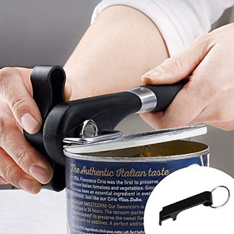 Phmnkl abrelatas manual con borde suave, seguridad en la cocina