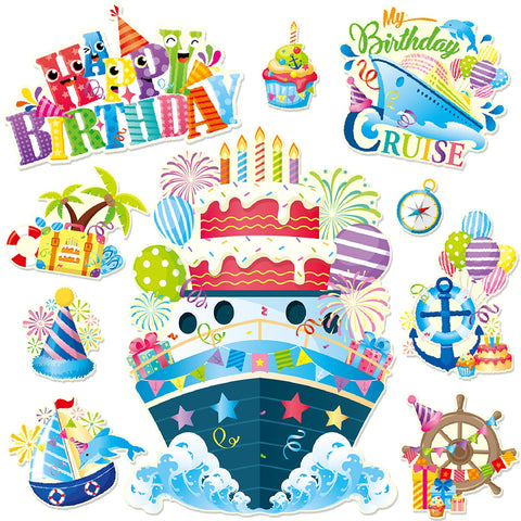 PHOGARY imanes cabina-crucero decoración festiva para cumpleaños