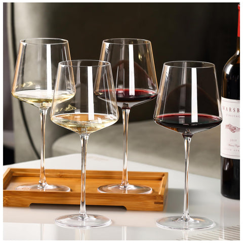Physkoa copa vino rojo 18oz, tallo alto, mejora aeración y presentación.