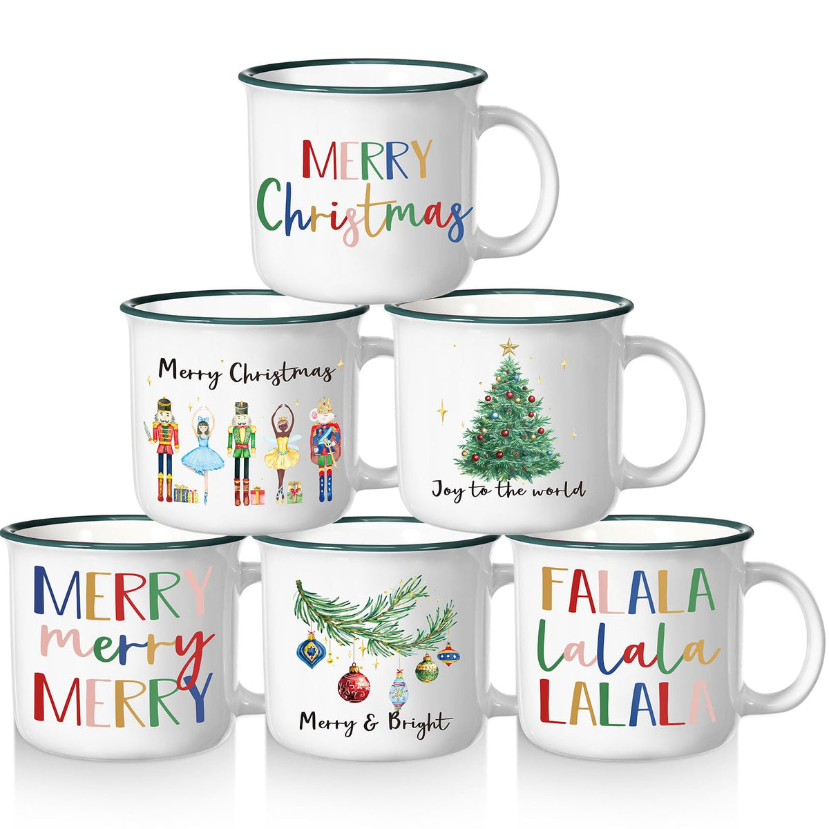 Taza Pickmesh con cascanueces, ideal para chocolate caliente y reuniones festivas.