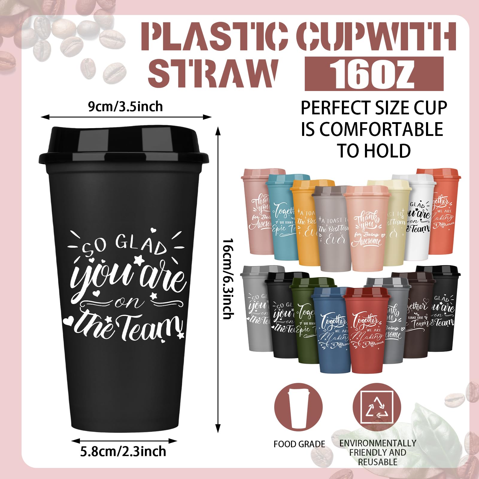 Pack Pickmesh de 30 tazas colores variados, perfecto para eventos o uso en oficina.