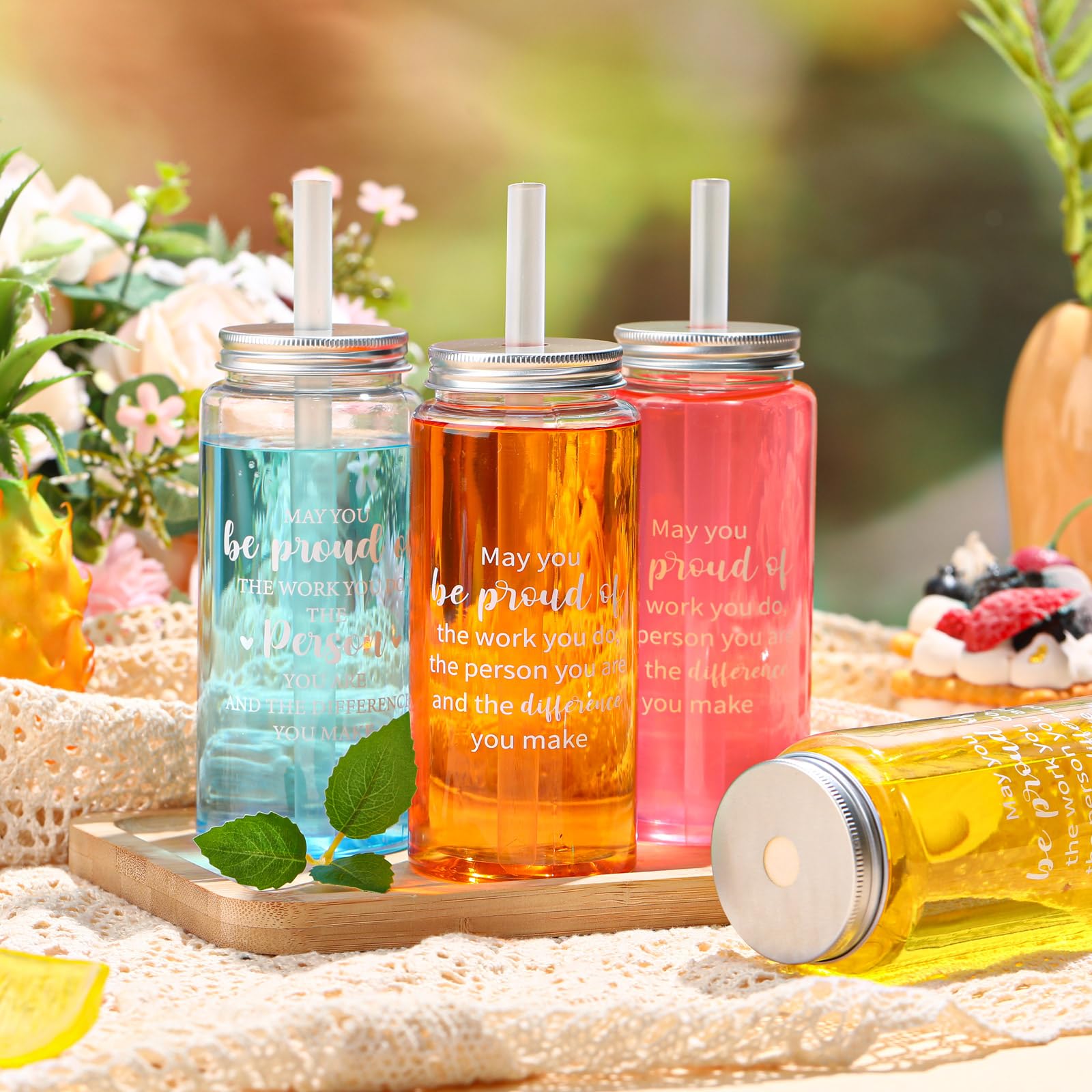 Vaso Pickmesh, capacidad 400 ml, ideal para bebidas durante el día.