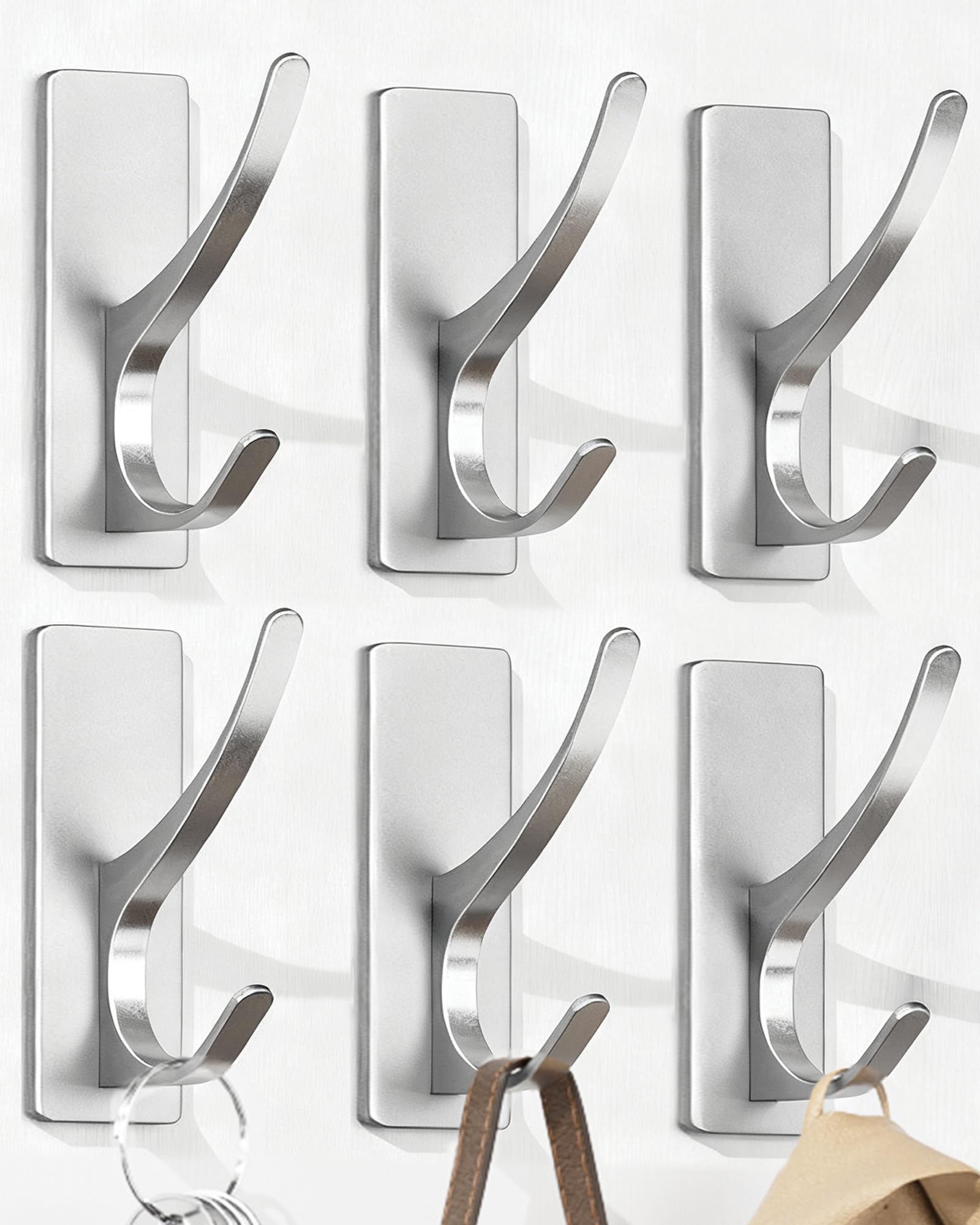 Pickpiff gancho pegado pared bano: soporte estable para toallas sin taladro