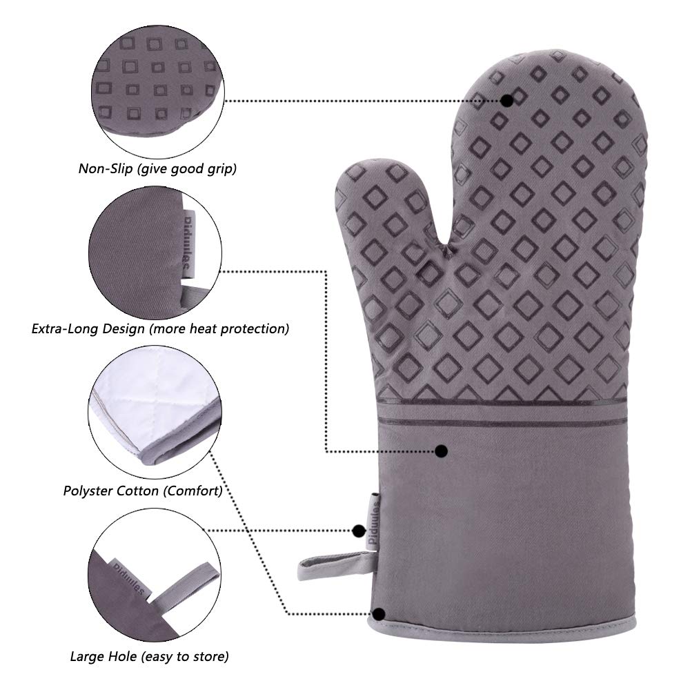 Protectores para ollas Piduules gris para mover ollas sin quemaduras