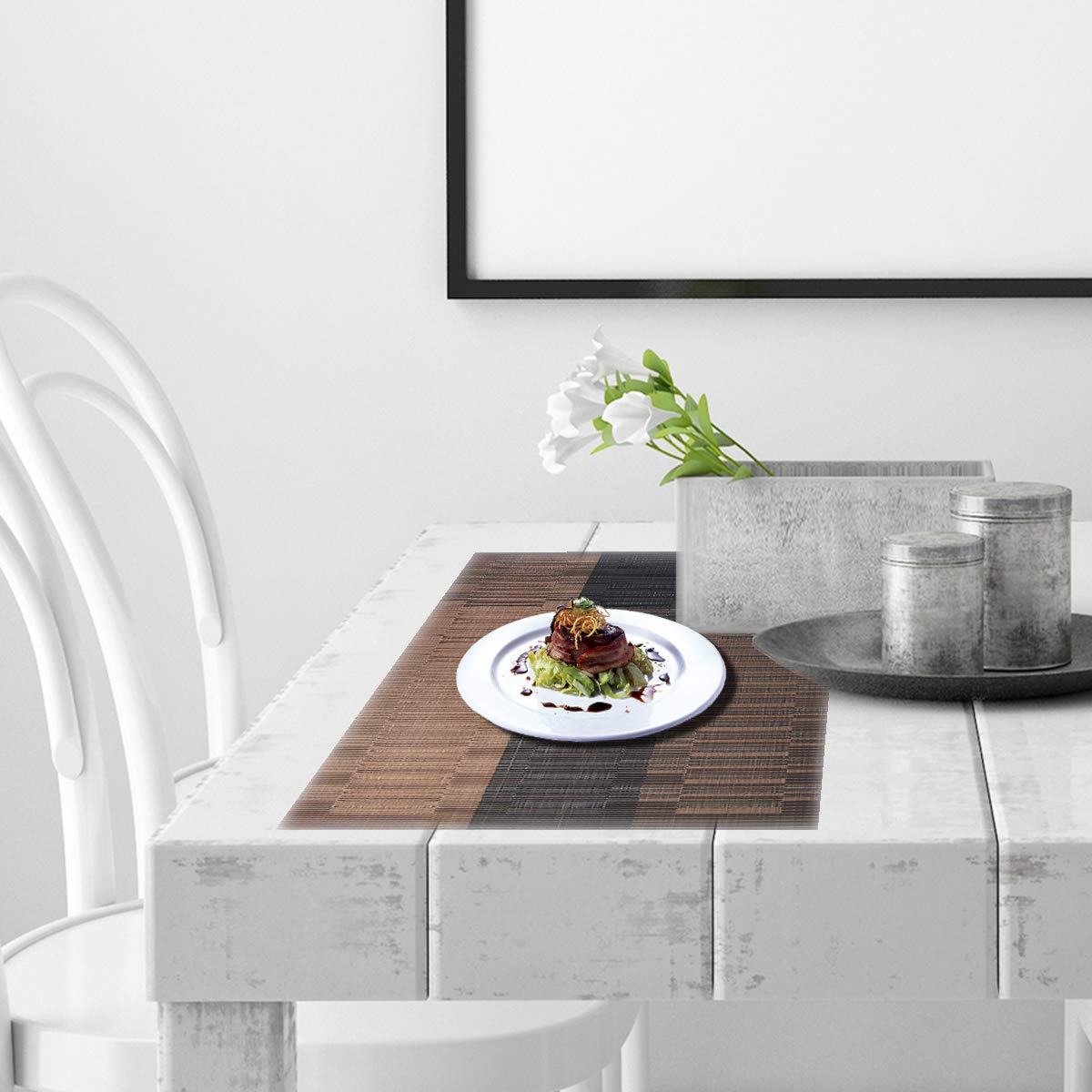 PIGCHCY manteles resistentes al calor, soportan platos calientes