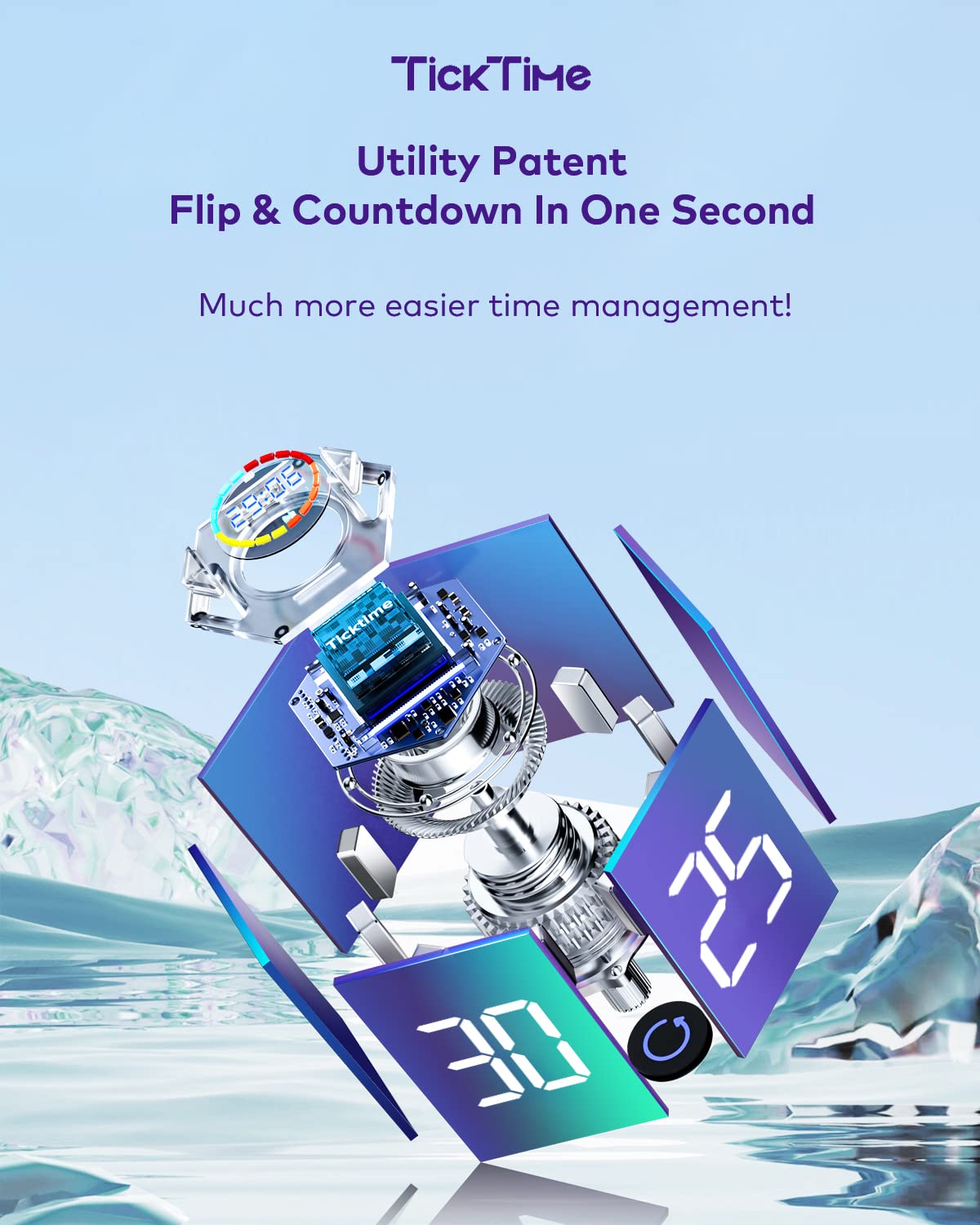 PIHEN Ticktime base magnética para fijarlo en superficies