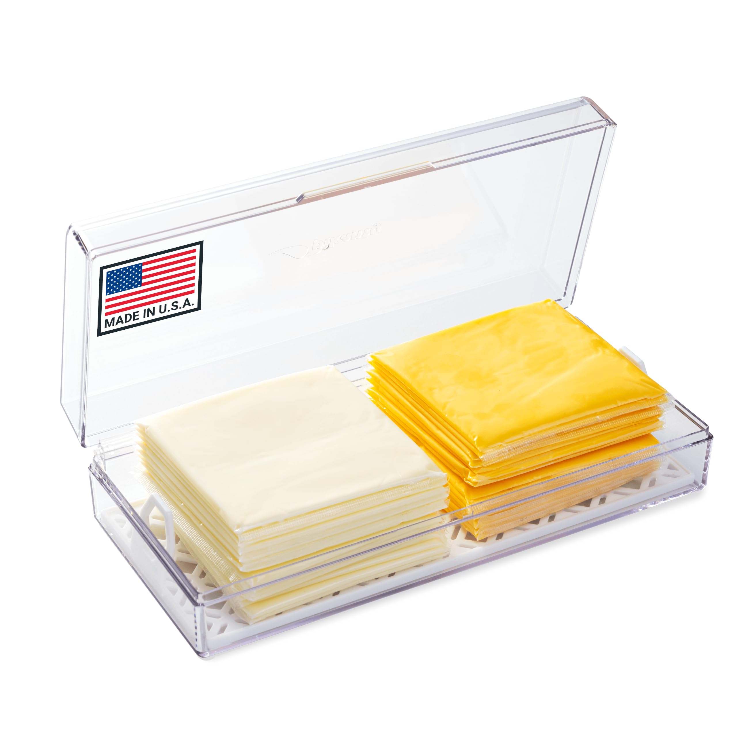 Pikanty contenedor de queso para nevera mantiene la frescura y organización.