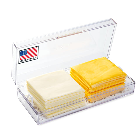 Pikanty contenedor de queso para nevera mantiene la frescura y organización.