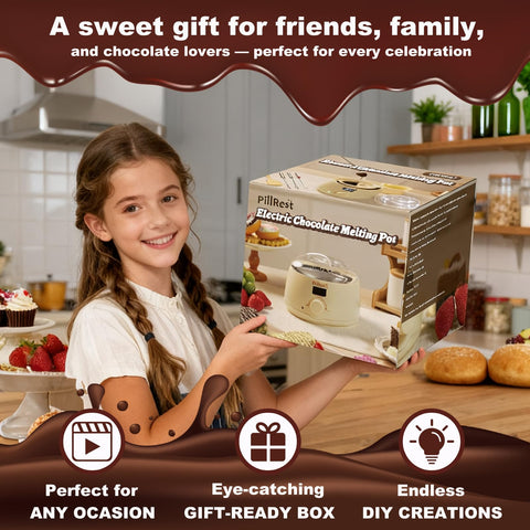 PillRest set completo fondue para chocolate, queso y postres