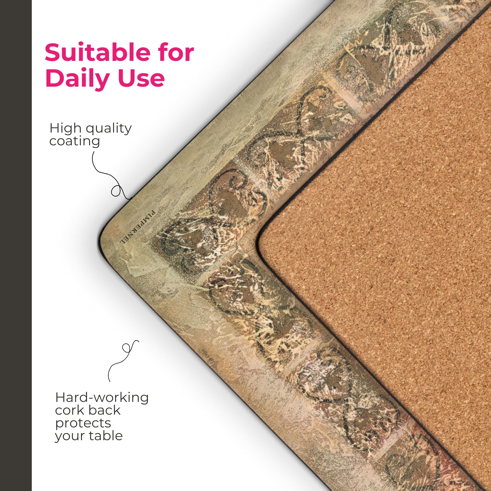 Protección térmica de hasta 212°F para comidas con Pimpernel Tuscan Palette.