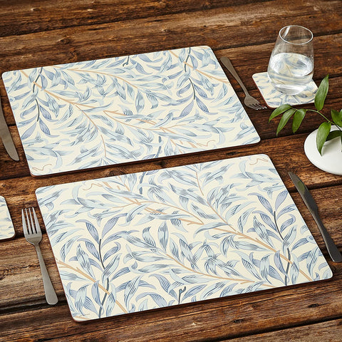 Juego de 4 manteles individuales Pimpernel Morris & Co, estética sobria para cualquier mesa