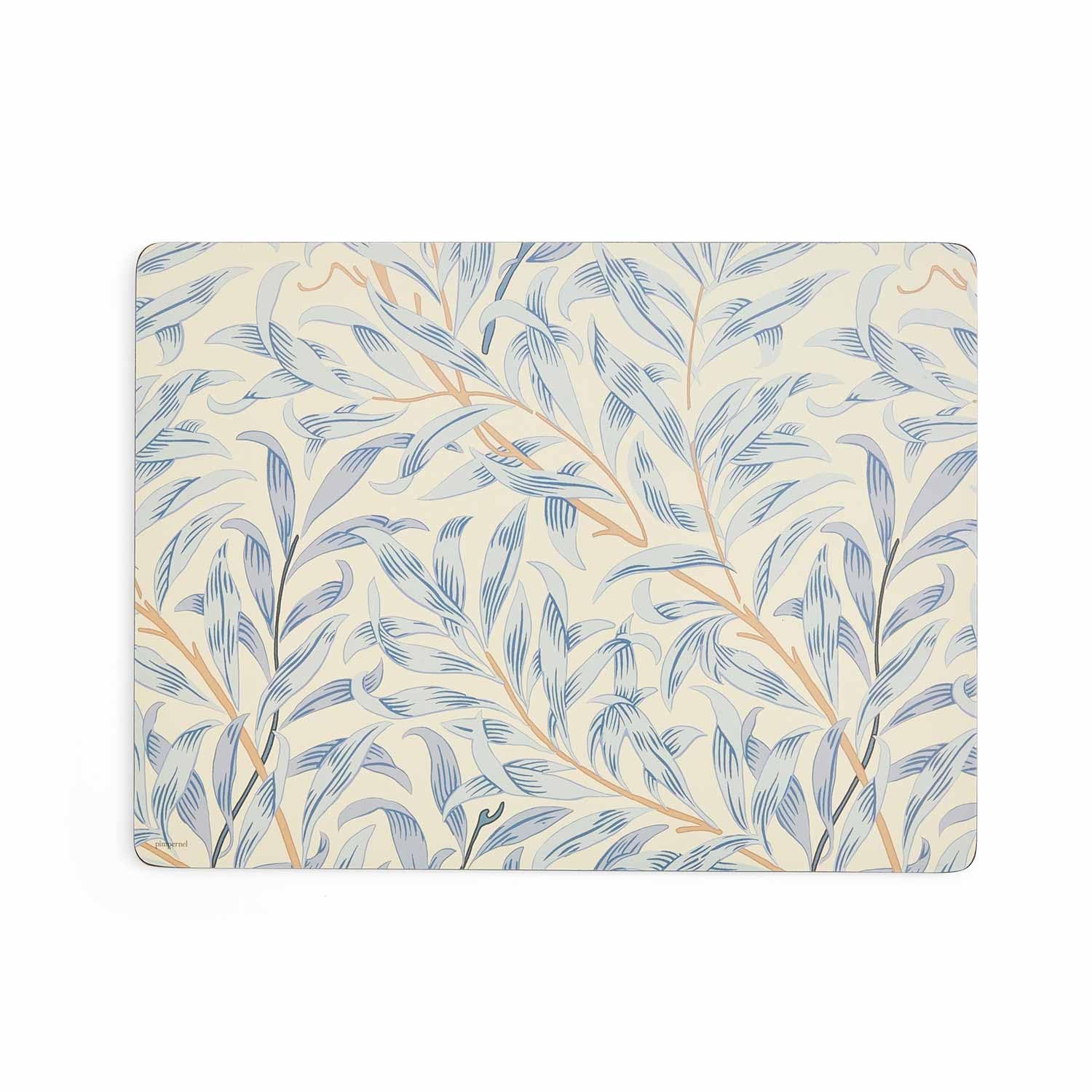 Mantel individual Pimpernel Morris & Co, diseño botánico suave para mesa elegante