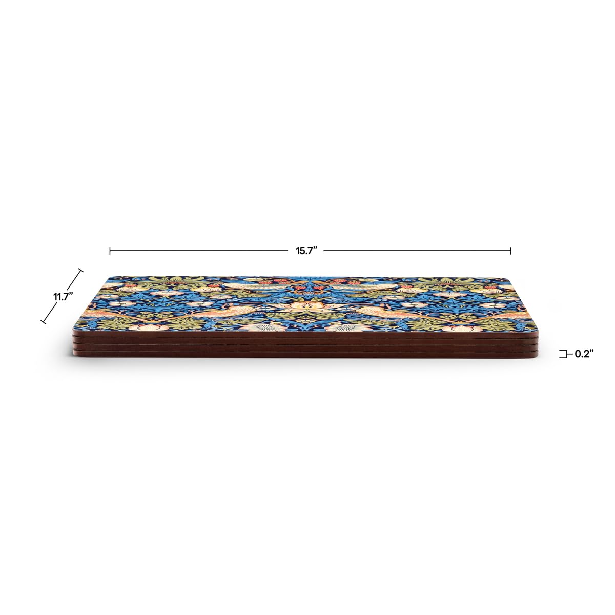 Mantel botánico de Pimpernel Morris & Co, complementa vajilla con elegancia.