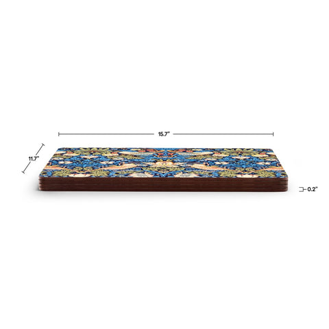 Mantel botánico de Pimpernel Morris & Co, complementa vajilla con elegancia.