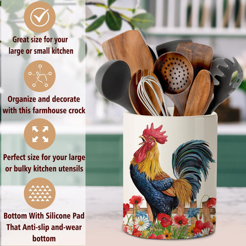 Uso decorativo para cocina rústica, añade personalidad sin ocupar mucho espacio.