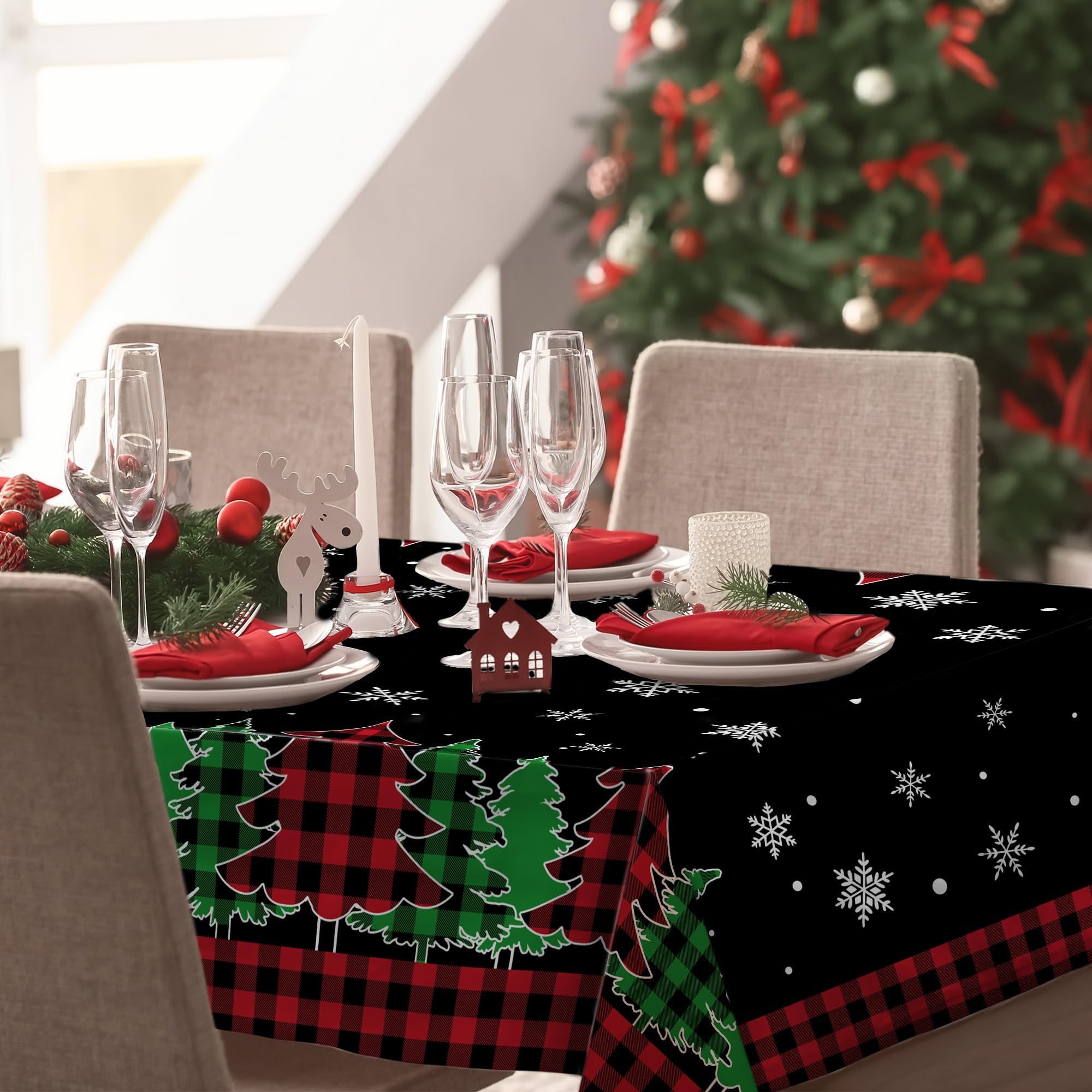 Mantel Pinata Navidad 60x84 de poliester suave y duradero