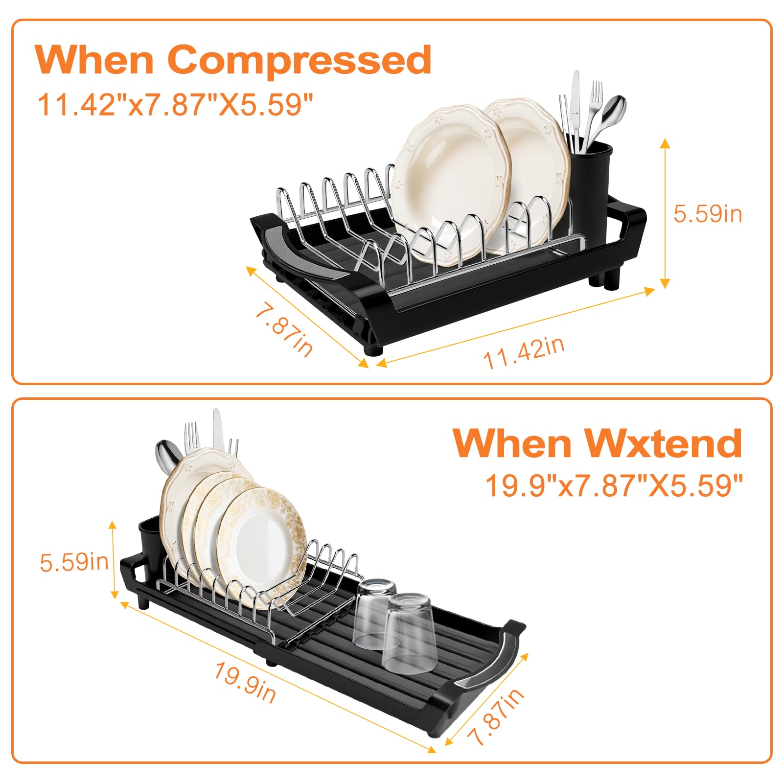 PINCHENG secador de platos inoxidable ideal para uso diario en la cocina