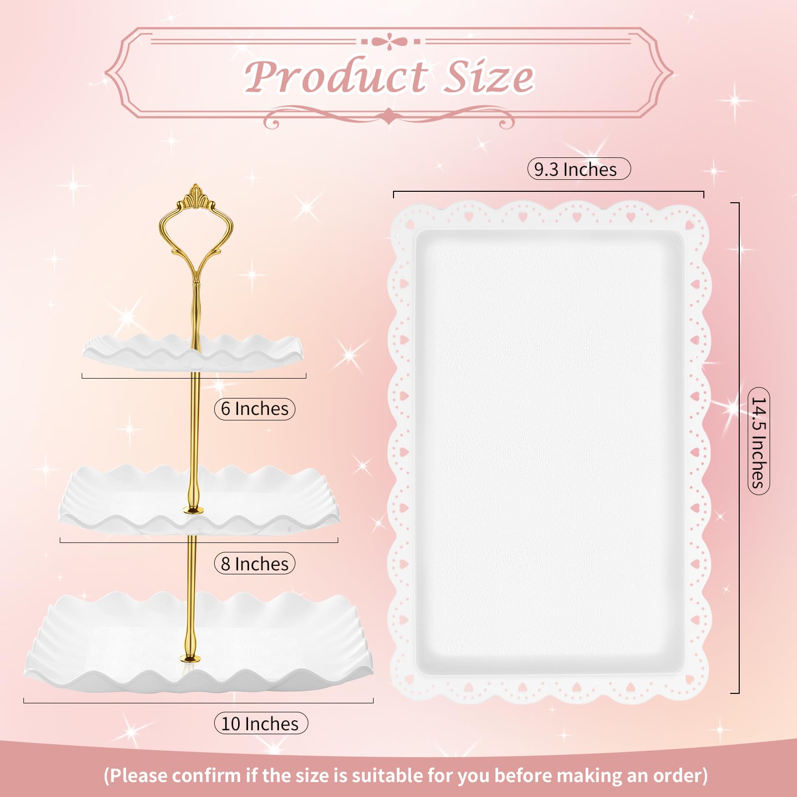 PinCute bandejas-rectangulares-servir: bandejas amplias para servir postres y aperitivos