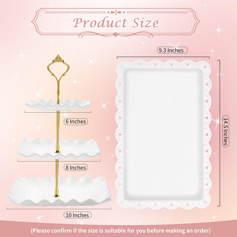PinCute bandejas-rectangulares-servir: bandejas amplias para servir postres y aperitivos