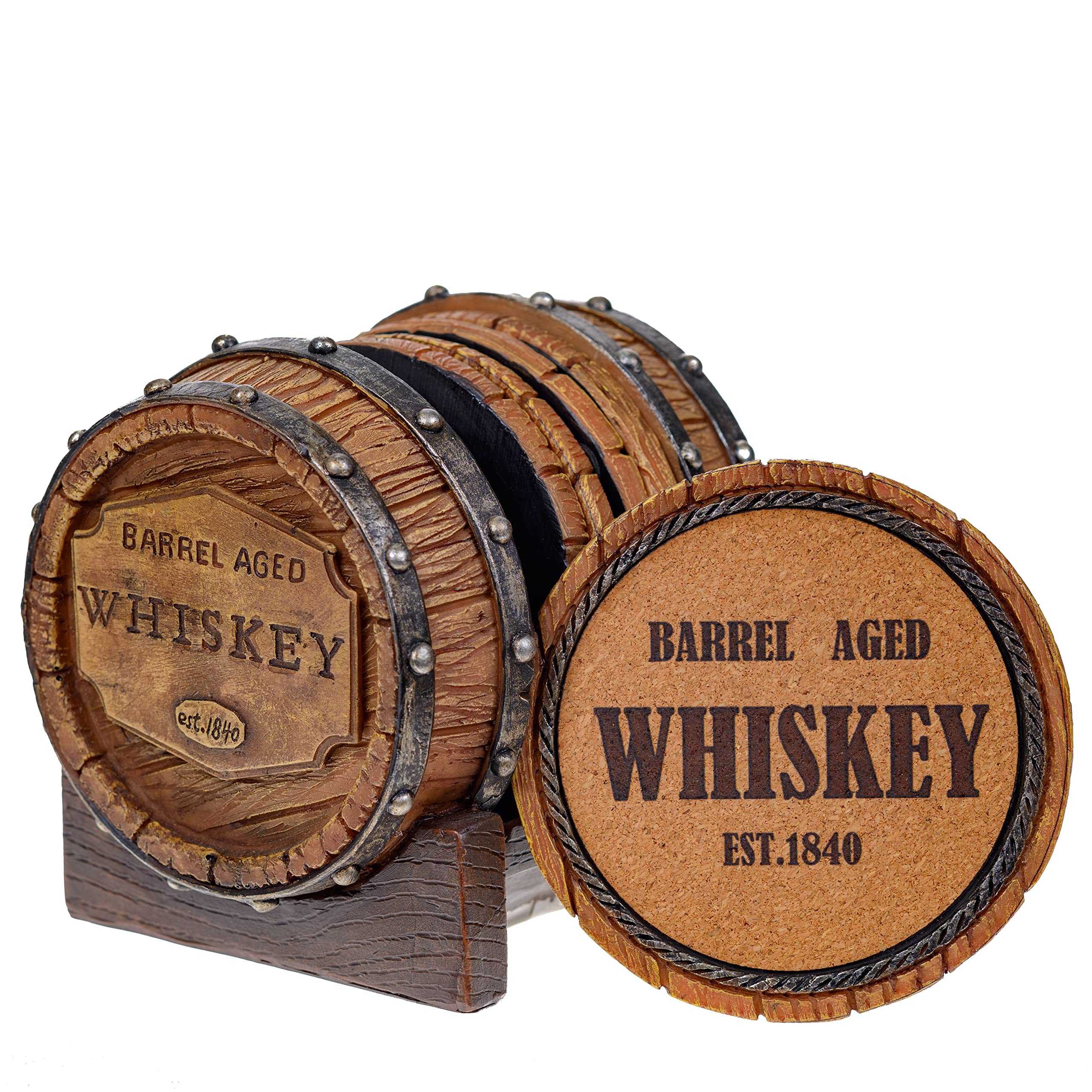 Pine Ridge posavasos de barril whisky 1840 para mesa elegante