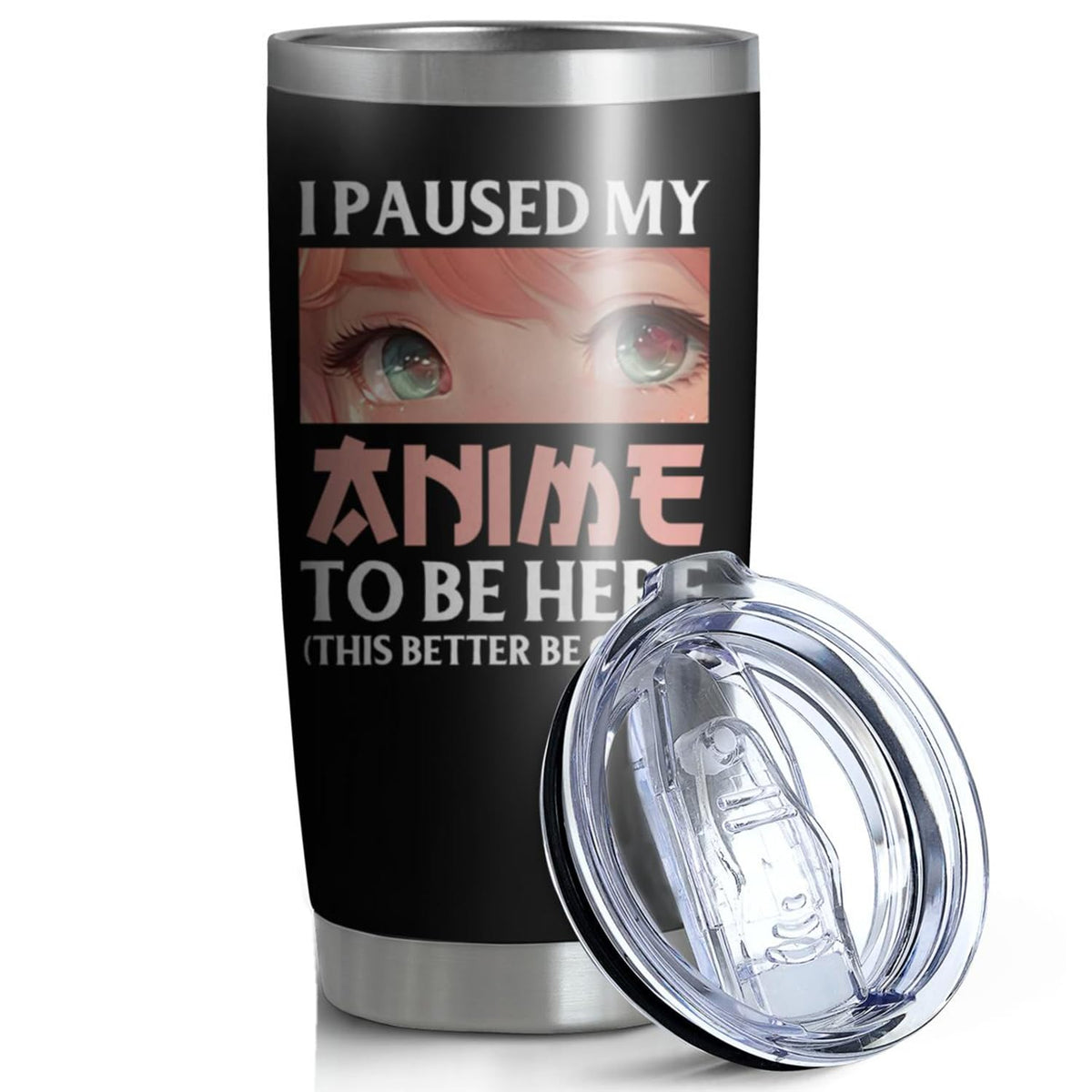 Pininerr taza anime 20 onzas frente: impresión nítida y duradera.