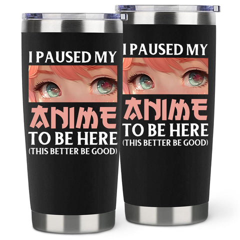 Pininerr taza anime 20 onzas tapa: cierre seguro para transportar.