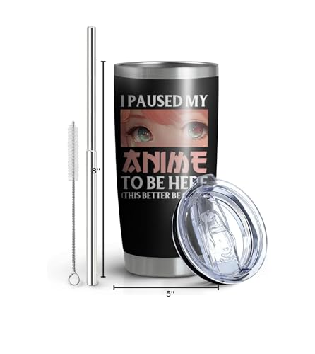 Pininerr taza anime 20 onzas uso regalo: opción ideal para fans.