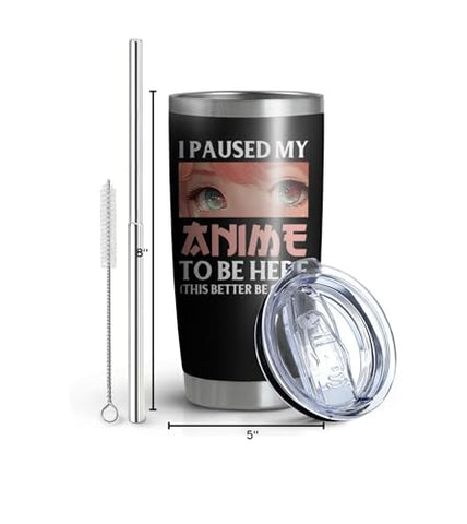 Pininerr taza anime 20 onzas uso regalo: opción ideal para fans.